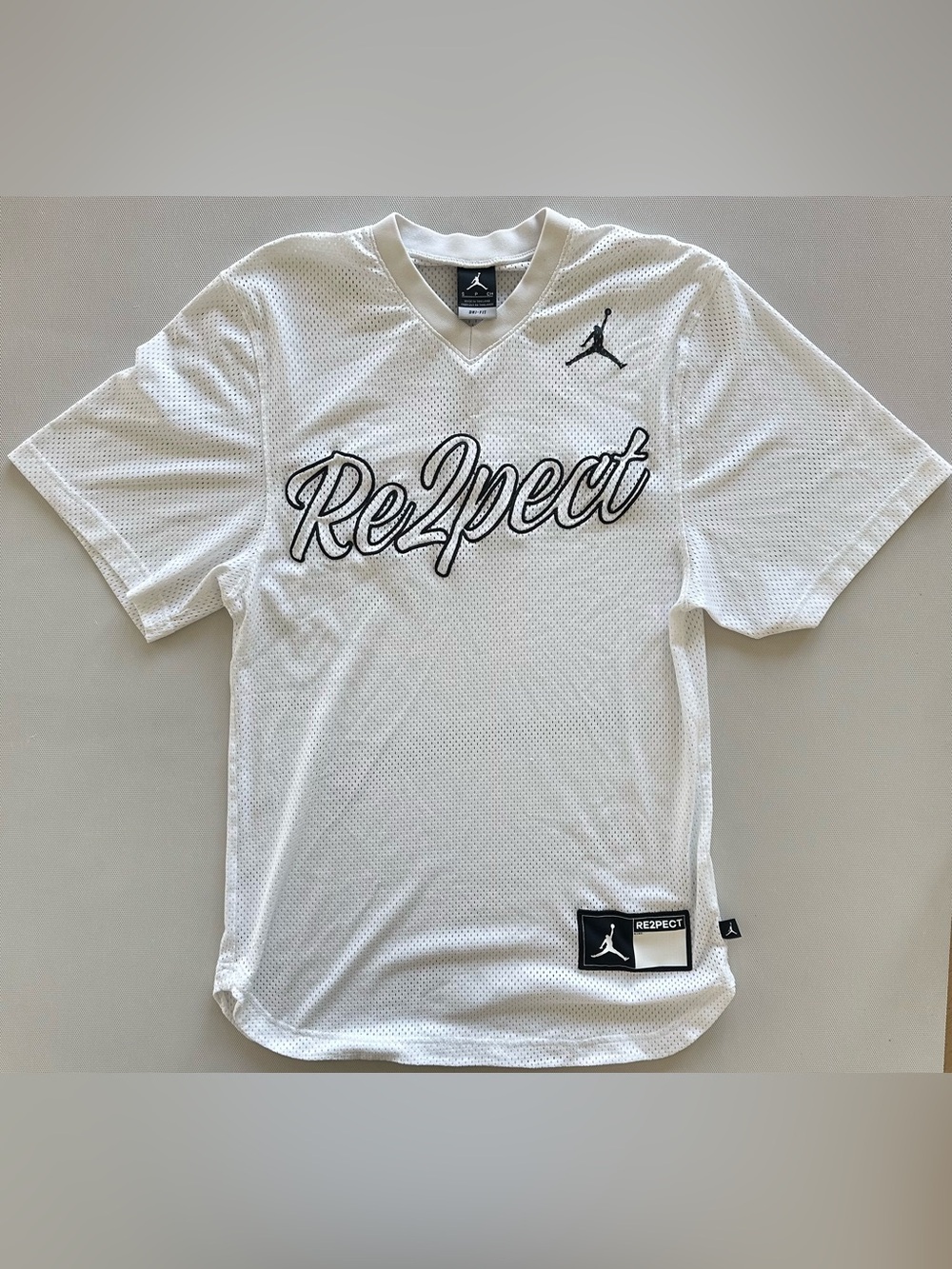 Jordan RE2PECT Mesh Jersey Men’s Small White